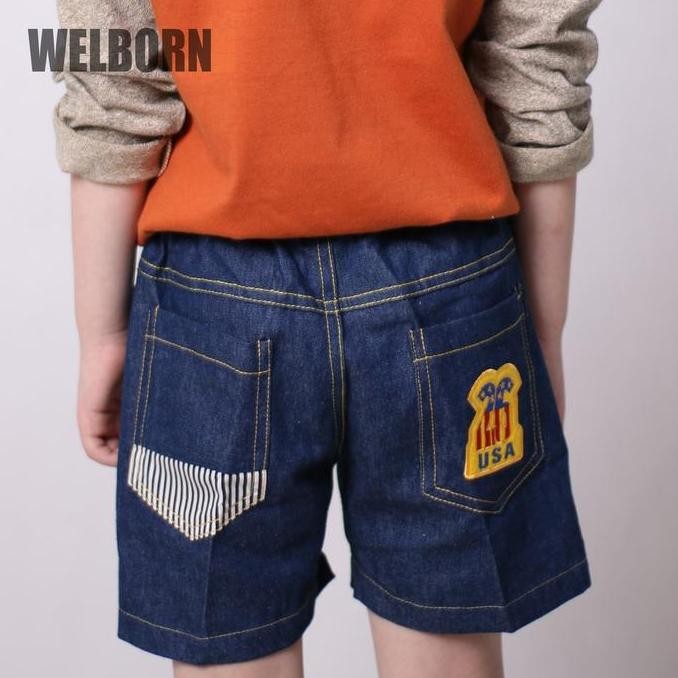 Welborn Kids Celana Jeans Pendek Anak Laki
