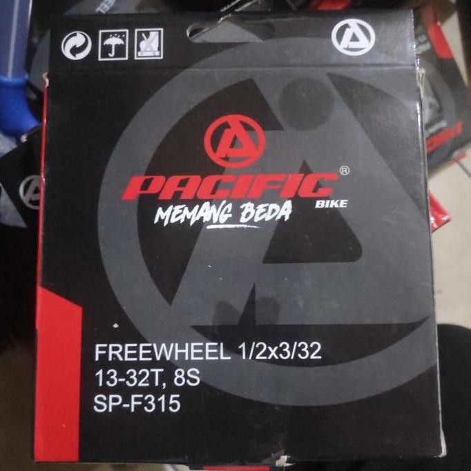 Sproket 8 Speed PACIFIC gir 8 susun gir sepeda gunung 8susun