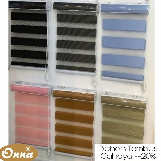 ONNA / RAINBOWBLINDS / TIRAI MODERN /JENDELA TIRAI / ZEBRA BLIND