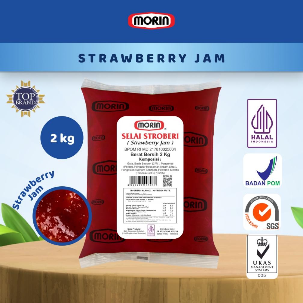 

MORIN SPREAD STRAWBERRY JAM 2KG