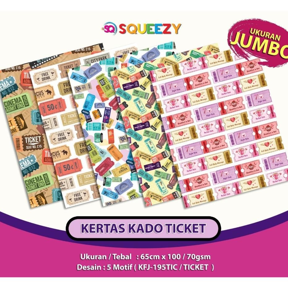 

Kertas Kado Jumbo Tiet Isi 50 Bungkus Kado Kfj195Tic50Lbr