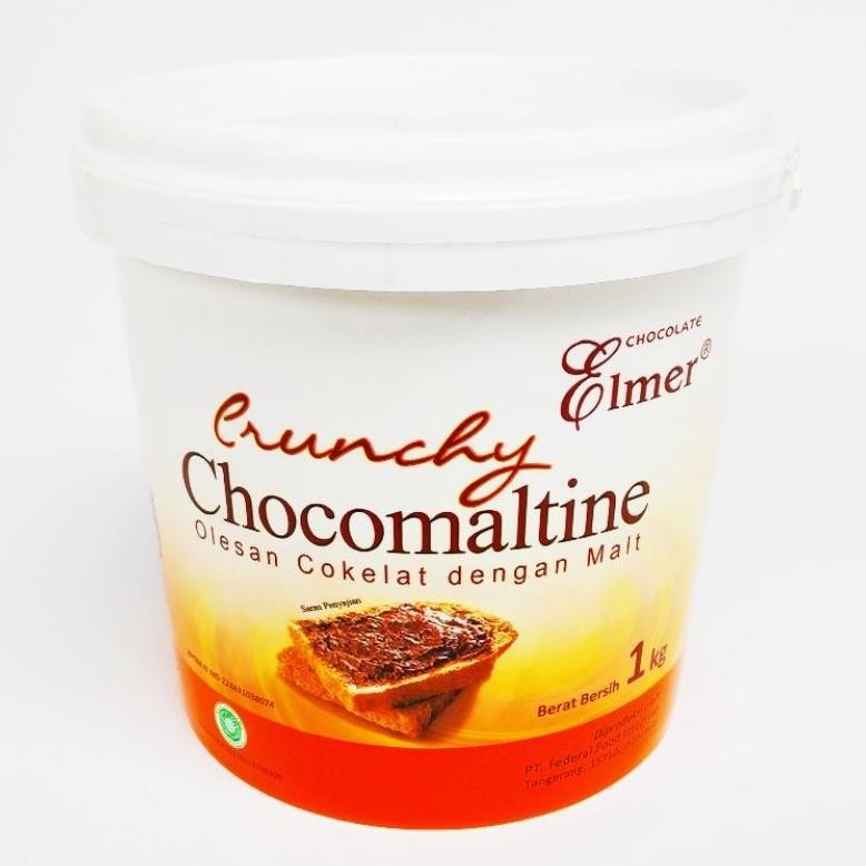 

Elmer Chocomaltine Cruncy Kemasan Pabrik 1kg / Chocomaltine Cruncy Elmer 1kg