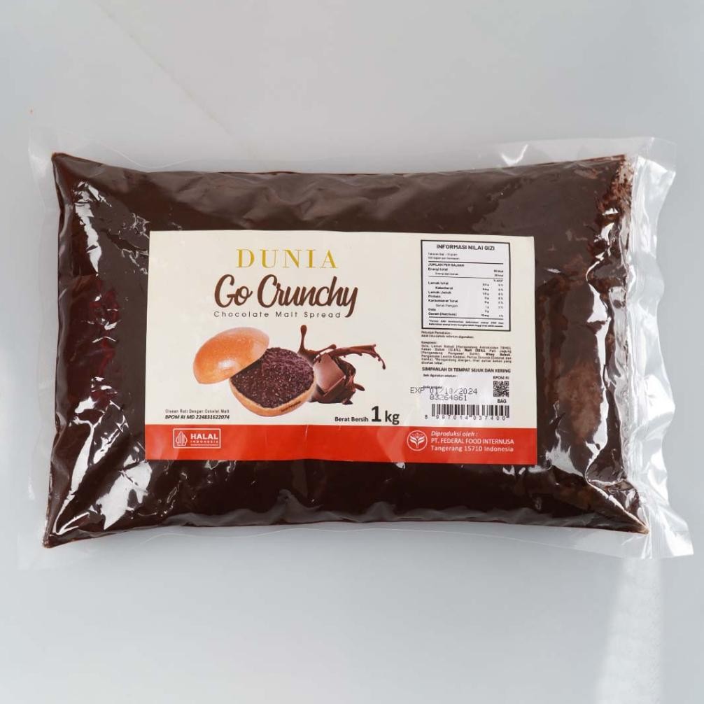 

Refill Dunia Go Crunchy Chocolate Malt 1kg Serba Guna