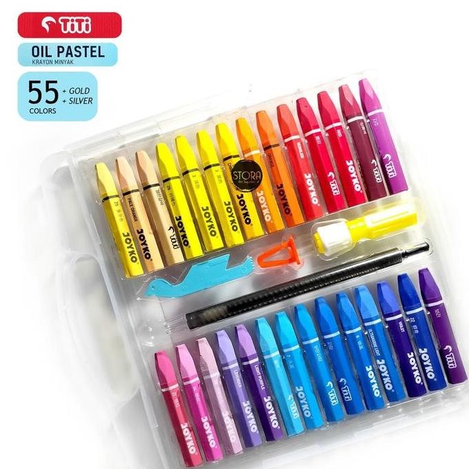 

Crayon Titi Oil Pastel 55 Colours Krayon Minyak 55 Warna