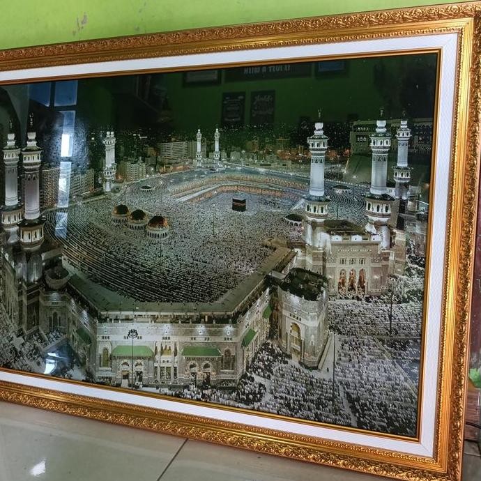 Hiasan Dinding Kabah Lampu Dan Murotal Qu'Ran