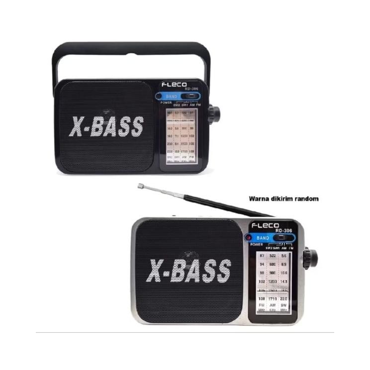 Radio Speaker Bluetooth Rd306 Xbass Portable Fmamsw Suara Kencang Radio Classic Jadul