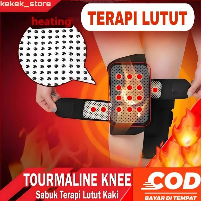Deker Lutut Sabuk Terapi Pemanas Magnetik Alat Kesehatan Kaki MURAH