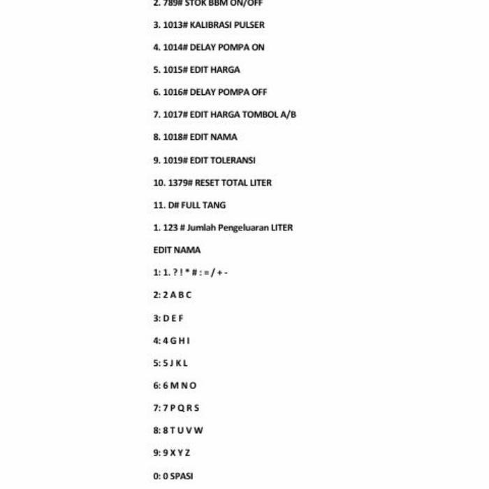RA Paket Sparepart Pom Mini Lengkap Termurah