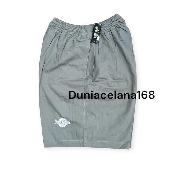 celana pendek katun pria santai rumahan
