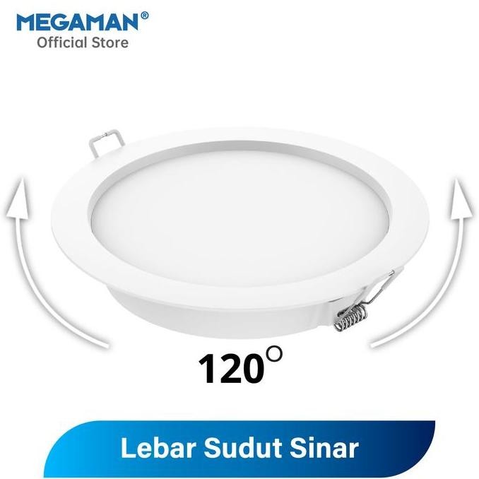 Lampu Plafon Led Downlight Megaman Mqtl1119-Y V2 5-24W 170-240V New Stok