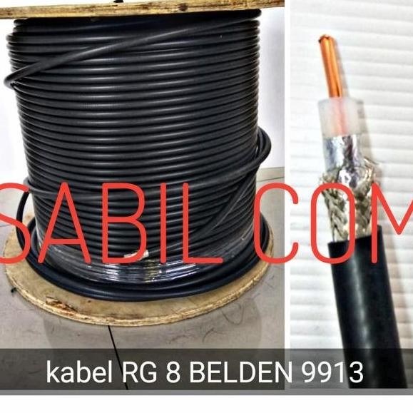 DA30 }} KABEL BELDEN RG8 9913 USA 50 OHM KABEL BELDEN 9913 RG8 USA MURAH