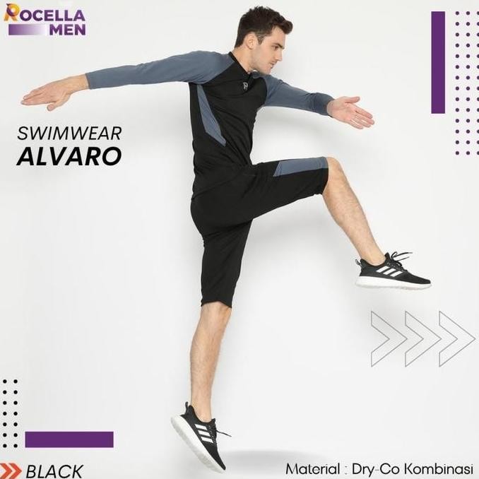 Rocella Swimwear Alvaro, Baju Renang Premium , Baju Renang Pria Dewasa,Baju Renang Dewasa, Baju Divi