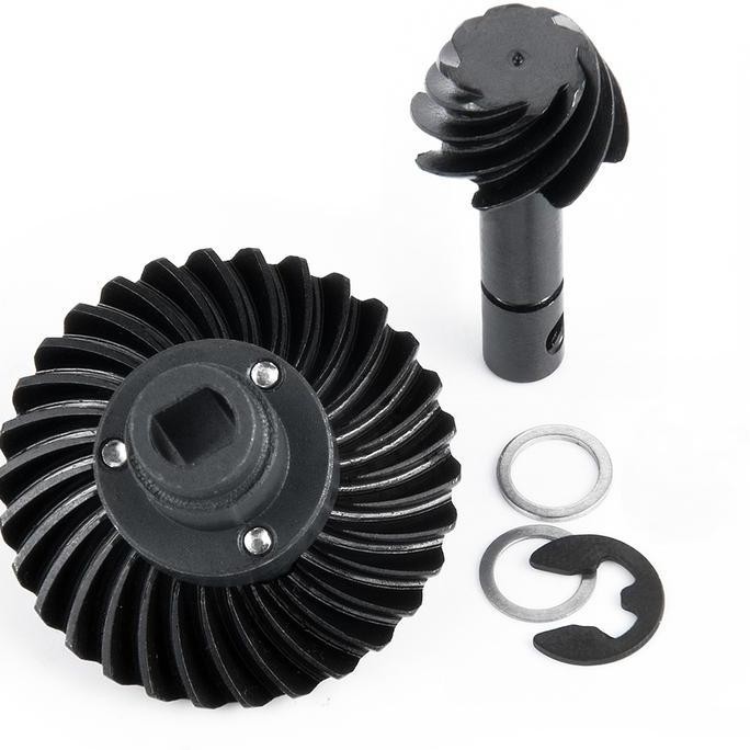 Reverse / Forward Metal Gear Pinion Bevel Gear 8T - 24T/ 27T/ 30T/ 33T Rc Axial Scx10 Ii 1/10 Bevel 