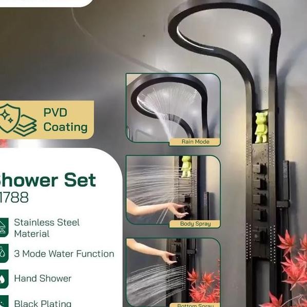 Shower Set Bla Design Europe Enchanting E1788