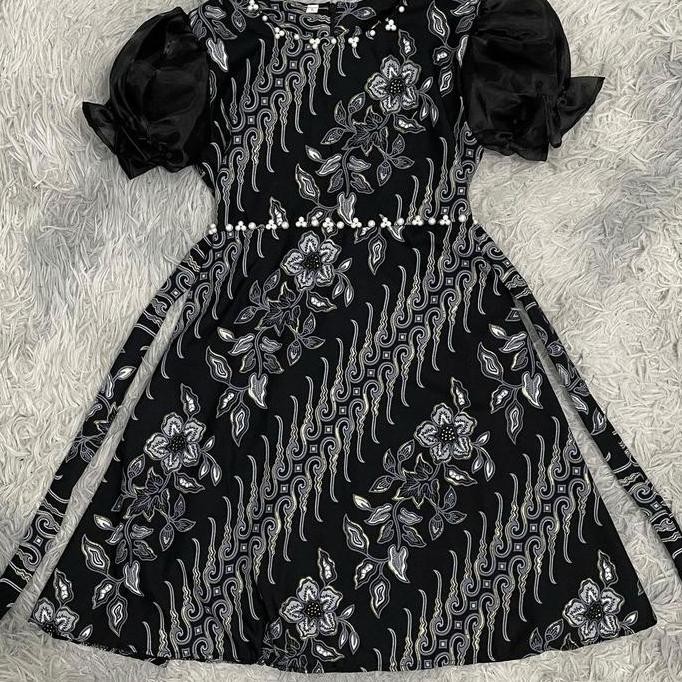 DB140 }} Dress  Batik Anak Mahalini/ Dress anak perempuan / kids dress / gaun anak cewek / baju anak