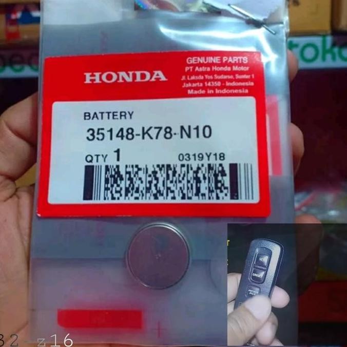 DF283>> Baterai remot remote motor Honda Vario 125 ORIGINAL BAWAAN PABRIK