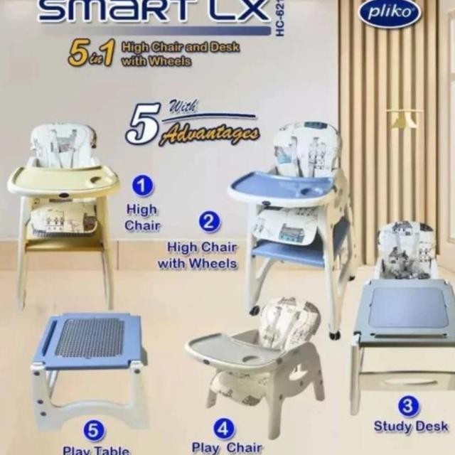 Baby Hh Chair Pliko 505Kursi Makan Bayimeja Makan Anak Bayi