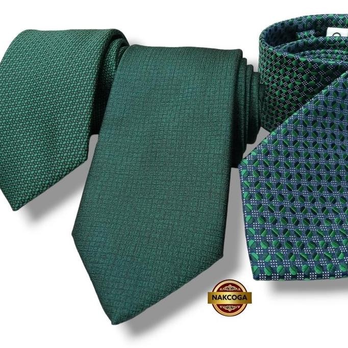 dasi hijau botol berkualitas dasi dasi panjang pria motif mewah