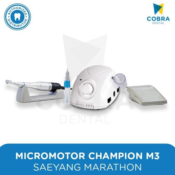 Dental Equipment Micromotor Champion M3 Marathon Saeyang Kualitas Terbaik Harga Termurah