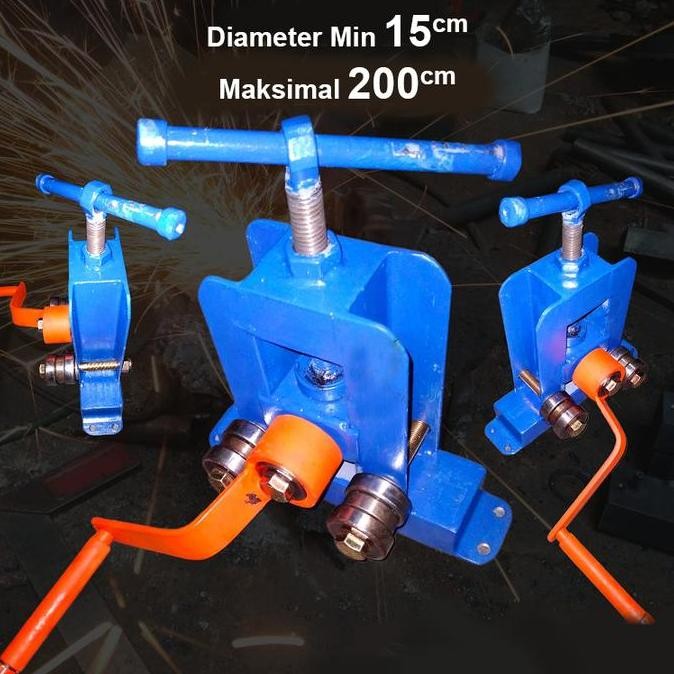 Alat Pembuat Besi Bundar / Alat Roll Besi /Alat Tekuk Plat Besi