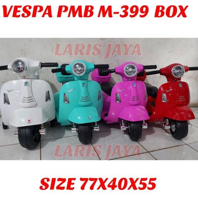 Motor Aki Anak Vespa Box Pmb M 399 Motor Vespa Anak Pakai Aki M399