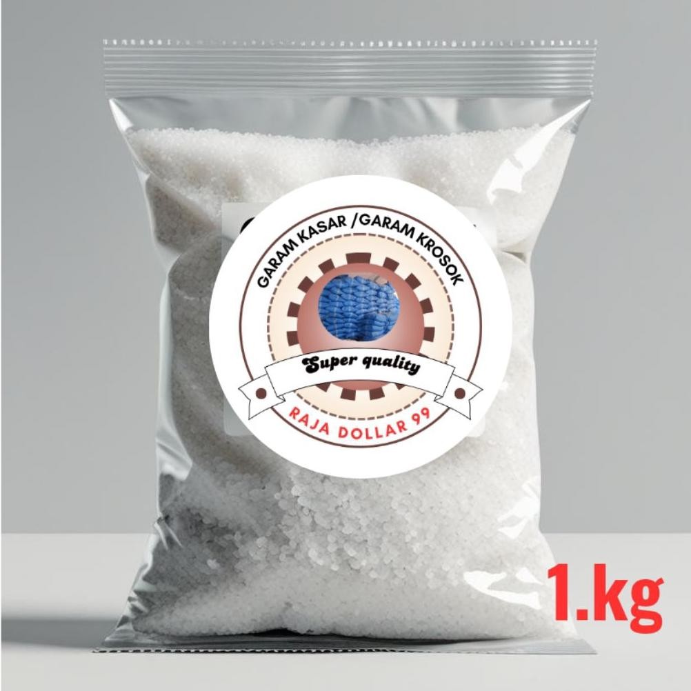 

(Terbaru) garam krosok garam kasar super quality 1 kg & 500 gram (Terlaris)