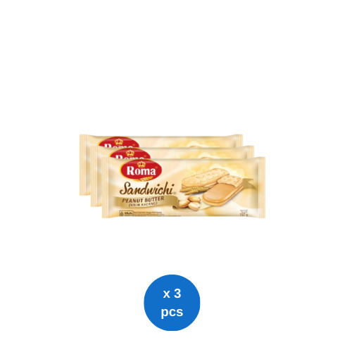 

Roma Sandwichi Peanut Butter 157gr x 3 pcs