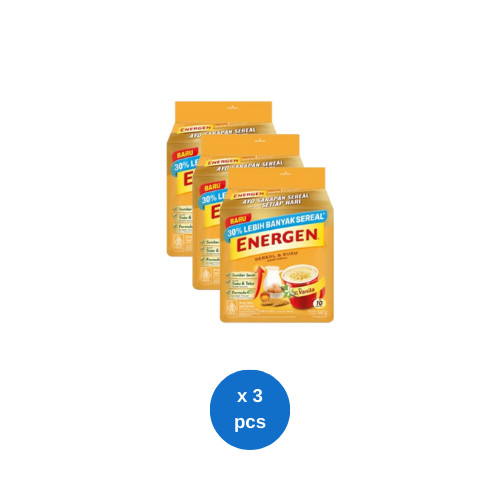 

Energen Vanila Pouch 10s @ 34gr x 3 pcs