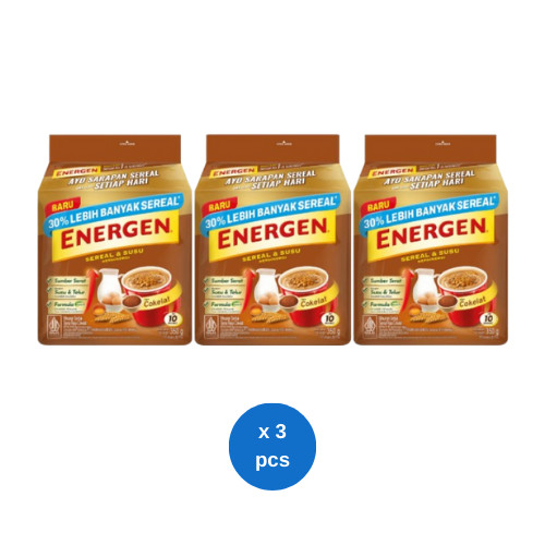 

Energen Cokelat Pouch 10s @ 35gr x 3 pcs