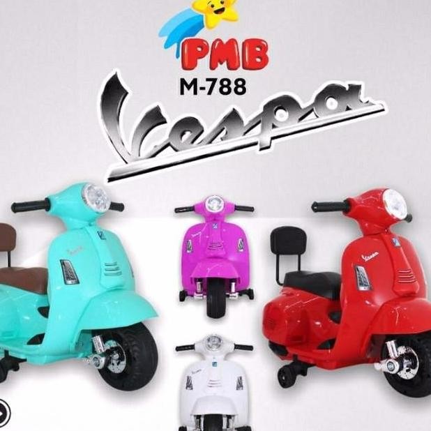 Motor Vespa Aki Mainan Anak Pmb