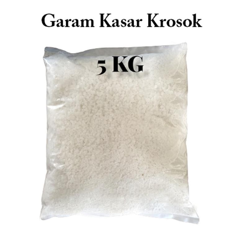 

(Terbaru) Garam Kasar 5 KG / Garam Krosok / Garam Murni Asli / Garam Kolam Garam Pupuk Garam Aquarium / Garem Kasar Kristal Krosok Non Yodium Vitamin Ikan Best Seller Terbaru (Terlaris)