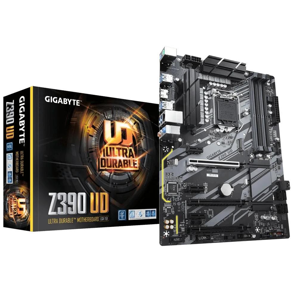 New Gigabyte Ga Z390 Ud Motherboard Lga 1151 Z390  Desktop Mainboard M.2 Nvme Pci-E X16 With Box