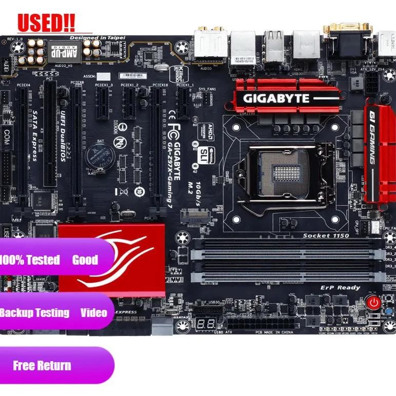 Gigabyte Z97X Gaming 7 Computer Usb3.0 Sataiii Motherboard Lga 1150 Ddr3 Z97 Desktop Mainboard
