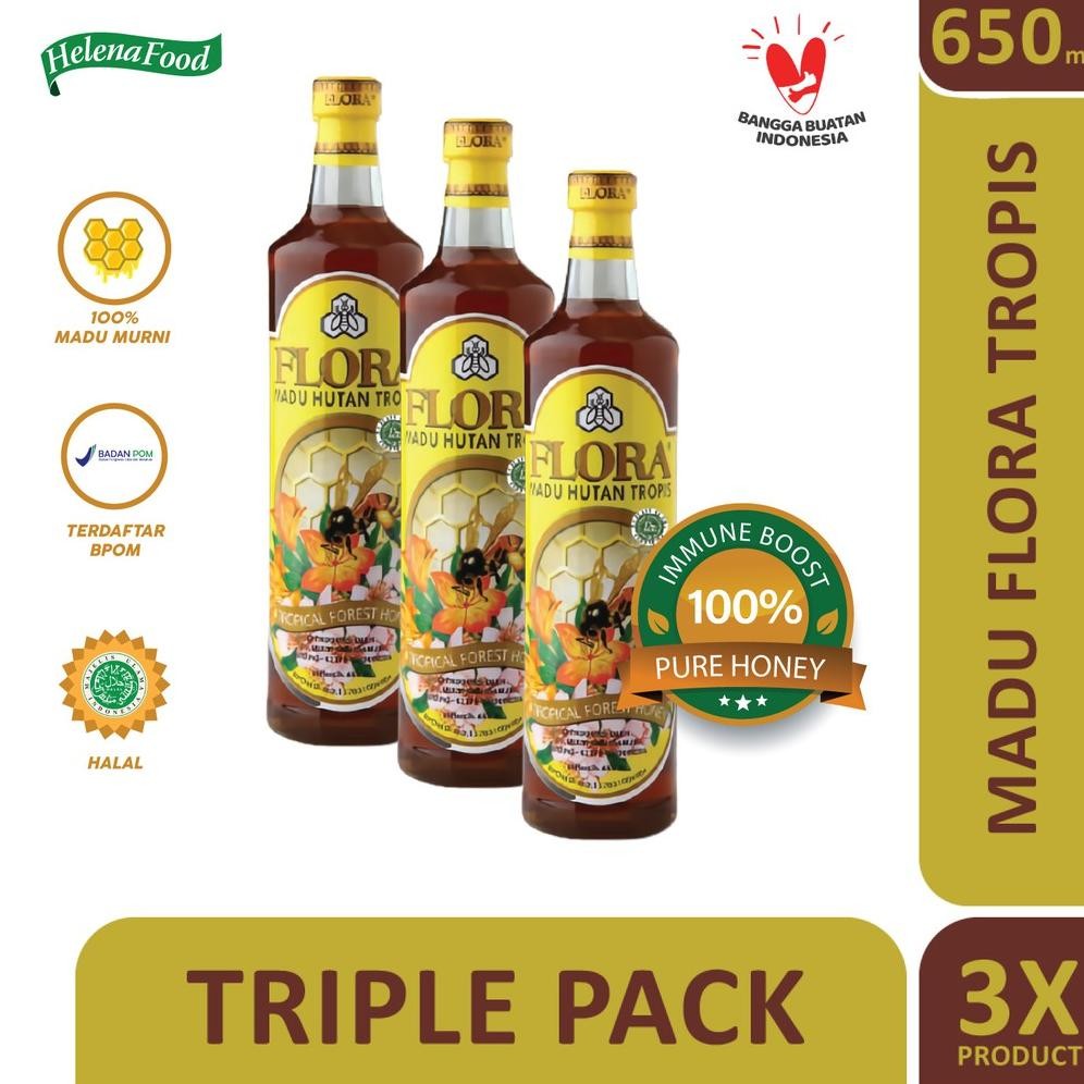 

(Terbaru) PROMO! MADU HUTAN ASLI Flora Tropis 650 ml Madu Asli Hutan Tropis ( Promo Hemat 3 ) (Terlaris)