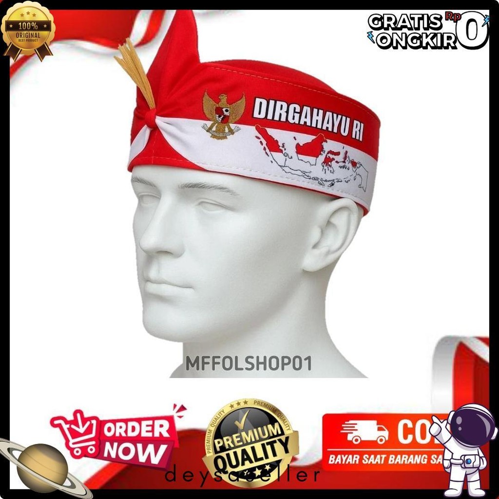 Ikat Kepala/Bando Merah Putih 17 Agustus