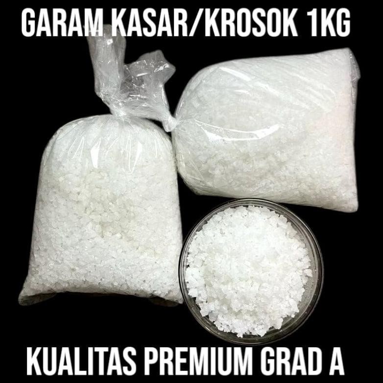 

(Terbaru) Garam Kasar Cristal/Garam Kasar Krosok 1 kg (Terlaris)