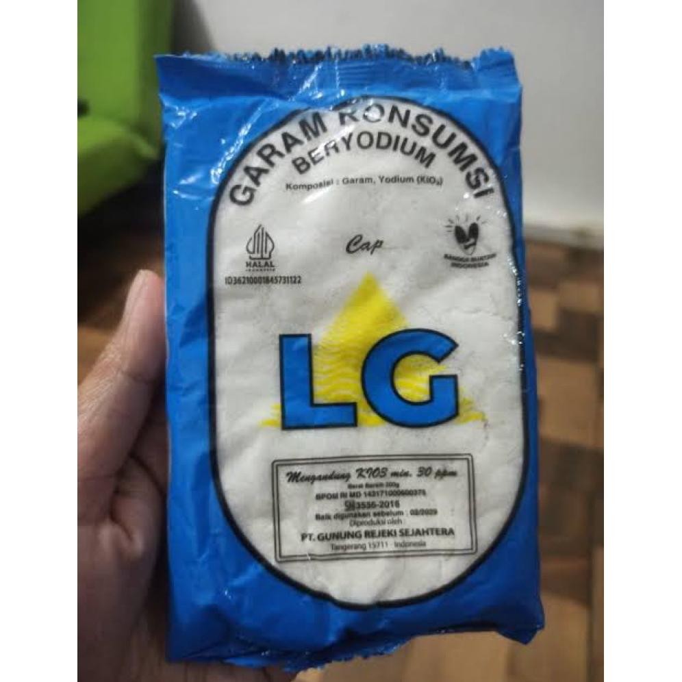 

(Terbaru) [ 10 PCS ] GARAM MASAK LG BERYODIUM BUMBU DAPUR 100 GRAM (Terlaris)