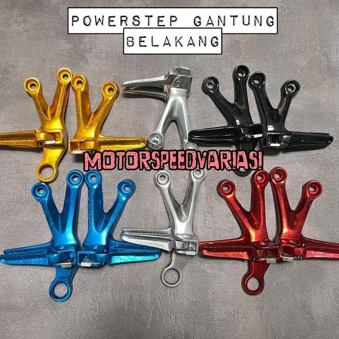 DF379>> Pijakan step belakang klx dtracker satria fu besi step trail belakang