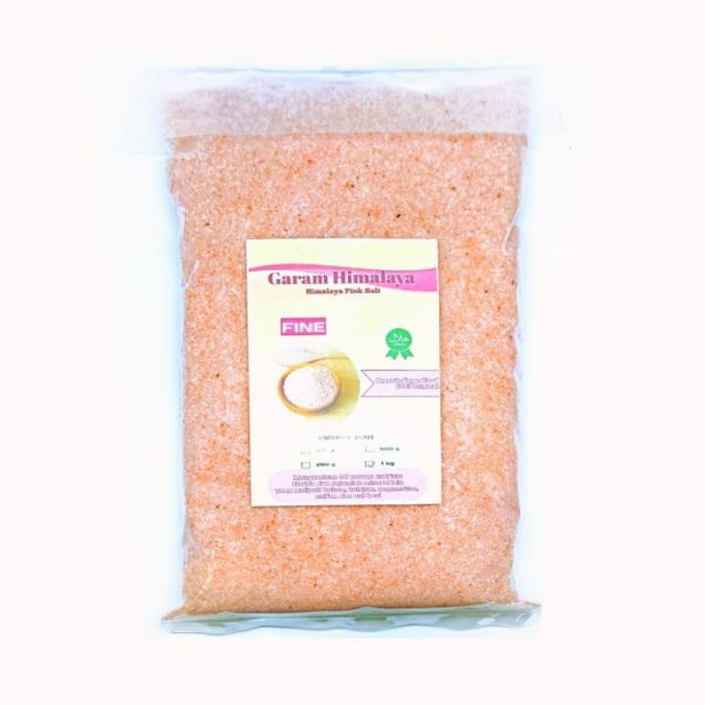 

(Terbaru) Garam Himalaya//Himalayan Pink Salt//Halus Original Asli 1kg (Terlaris)