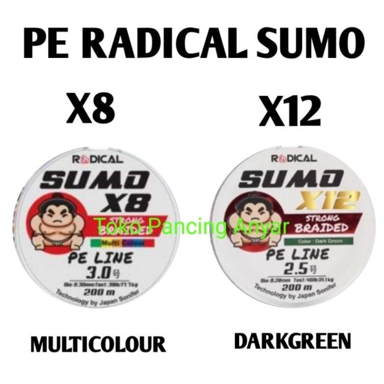 PE Radical sumo X8/X12 200meter