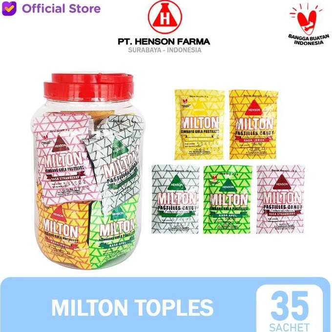 

MILTON PASTILLES Toples Isi 35 Sachet