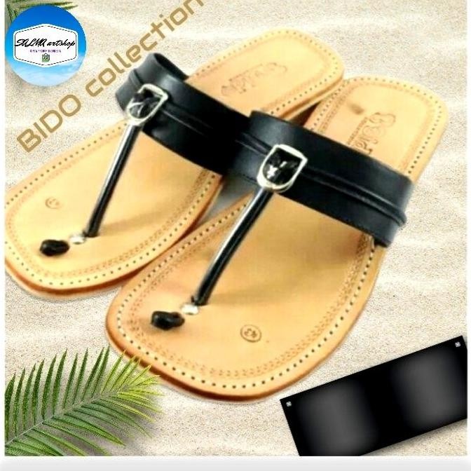 =====] Sandal kulit terumpah pria karet nonslip,sandal kulit terumpah jepit tradisional khas tasik