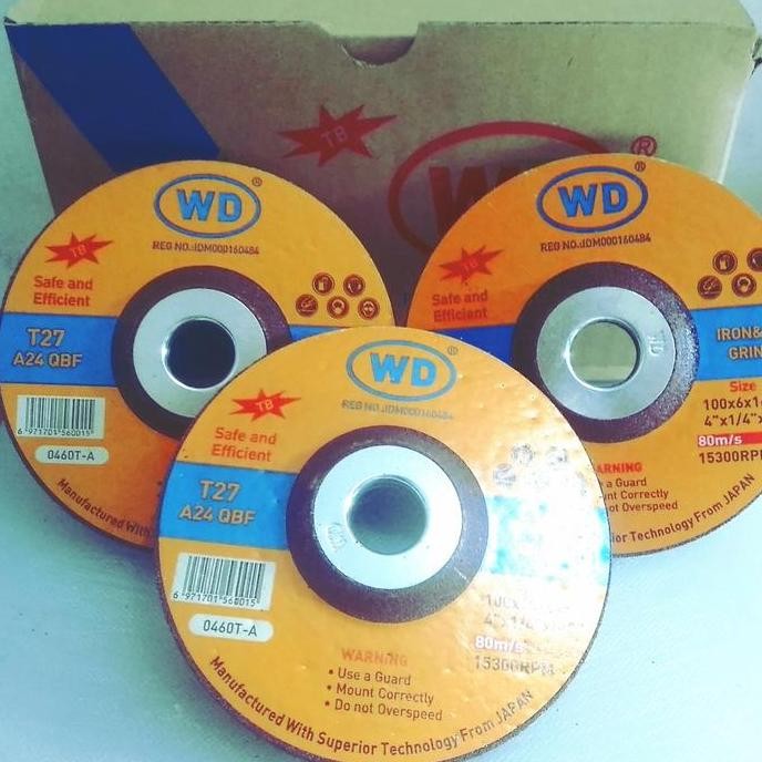 Batu Gurinda Poles Wd 4" / Batu Poles/ Mata Polesan Gurinda