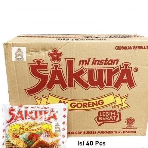 

Mie Goreng Sakura 1 Dus Isi 40 Pcs Noodles KS