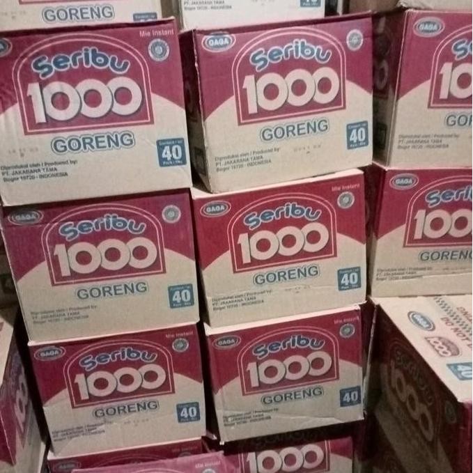 

1dus mie Gaga goreng isi 40 pcs halla Instan KS