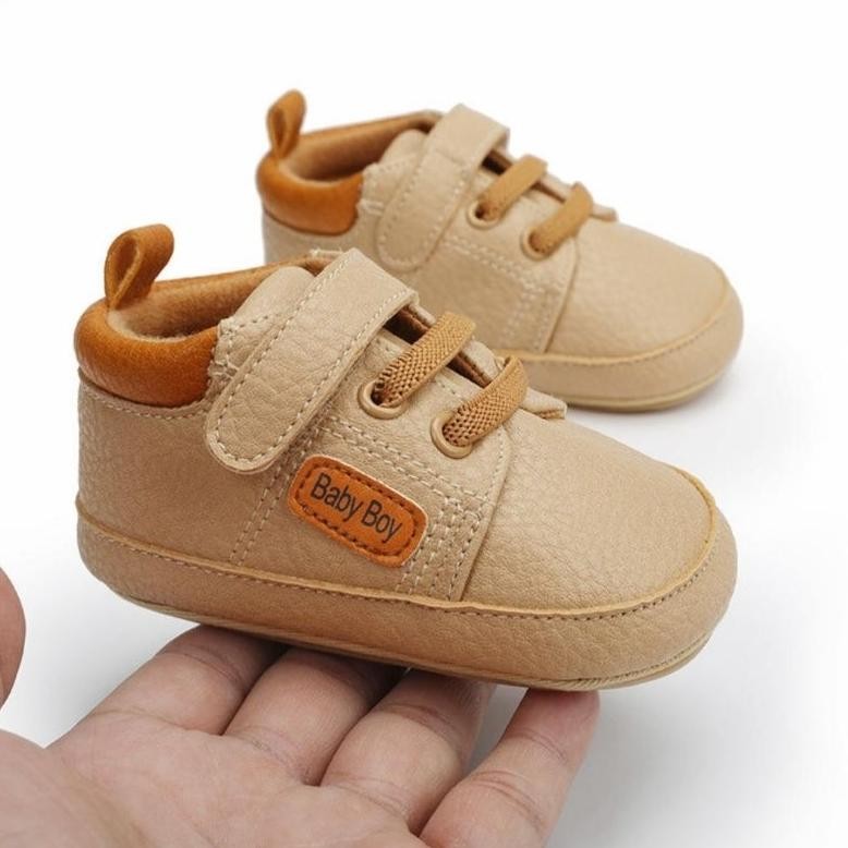 Qv21 Sepatu Bayi Laki Laki Umur 0-12 Bulan Sepatu Prewalker Bayi Laki Laki 0 6 12 14 Bulan Baby Shoe