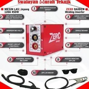 *#*#*#] DAIDEN ZERO 100A MESIN TRAVO LAS INVERTER 100 AMPERE 450WATT JEPANG