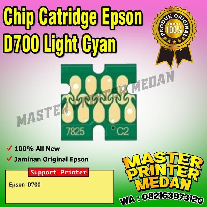 Buruan beli] Chip Epson D700 - IC Chip Catridge SL-D700 / D700 - Light Cyan