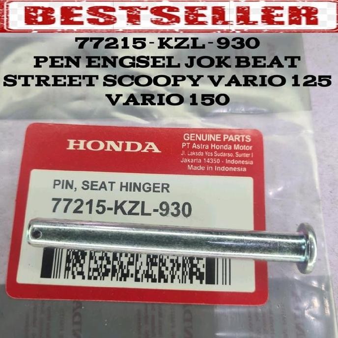 DF248>> Engsel Jok Beat Street Scoopy Spacy Vario 110 Vario 125 Vario 150 Honda 77215-KZL-930 AS