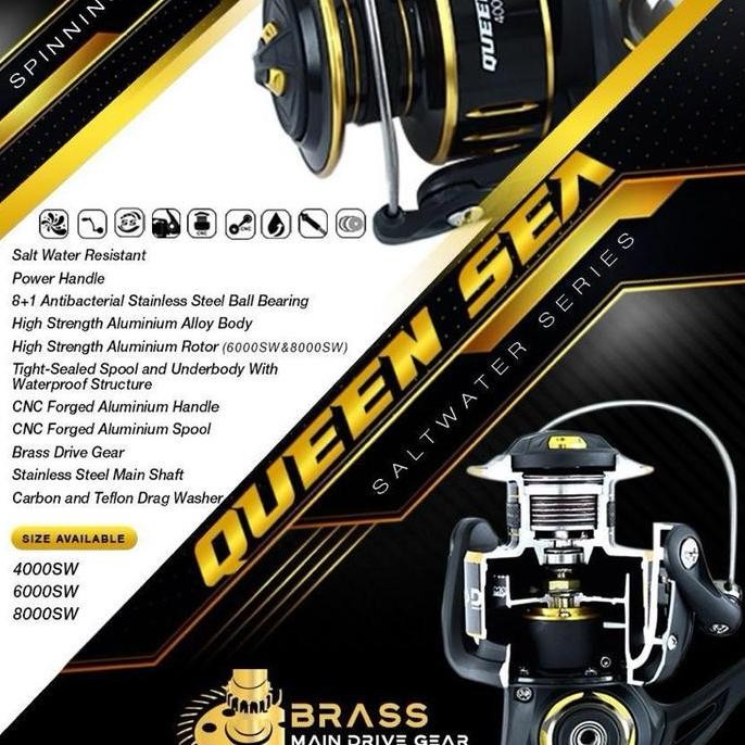 TERMURAH - REEL DAIDO QUEEN SEA SALWATER